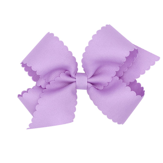 Wee Ones Medium GG Scalloped Edge Bow