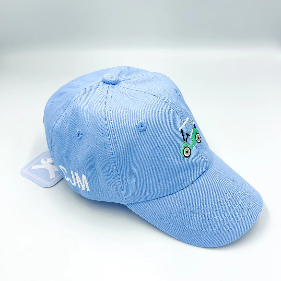 Bits & Bows Blue Golf Cart Hat