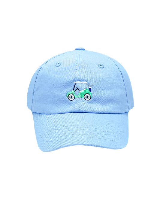 Bits & Bows Blue Golf Cart Hat