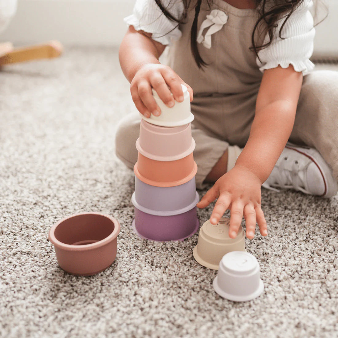 bug + bean Stacking Toy Cups