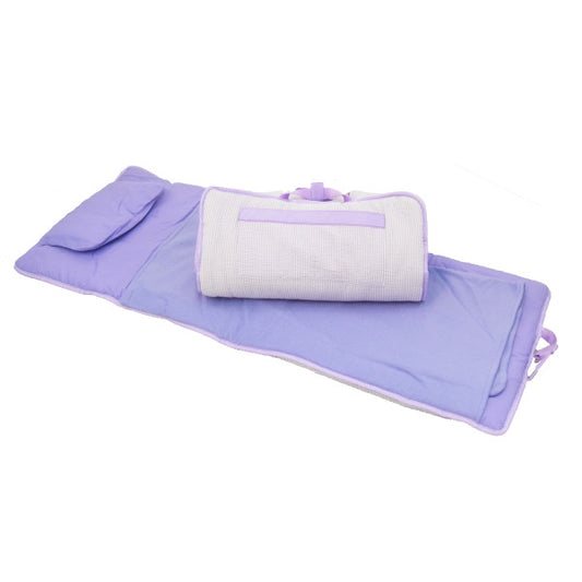 All Lilac Seersucker Nap Roll