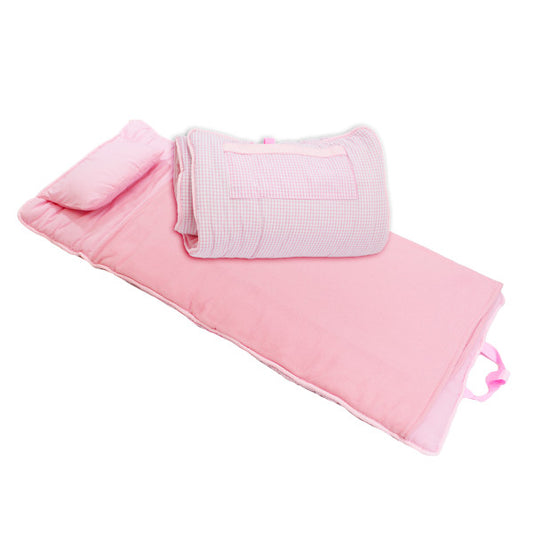 Pink Gingham Nap Roll