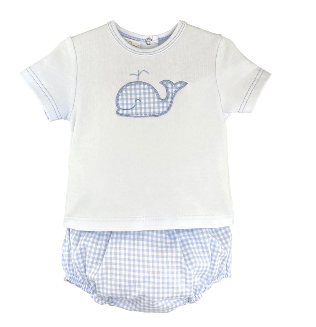 Blue Whale Diaper Set