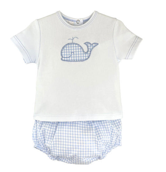 Blue Whale Diaper Set