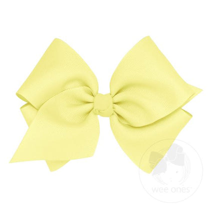 Mini King Grosgrain Bow w Knot