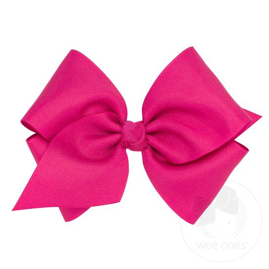 Mini King Grosgrain Bow w Knot