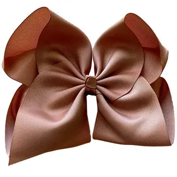 The Solid Bow 4in Solid Grosgrain Bow w/ Alligator Clip (Multiple Fall Color Options)