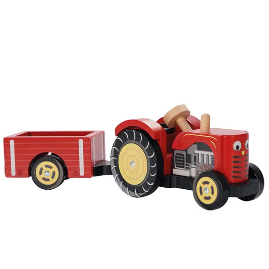 Le Toy Van Tractor & Trailor