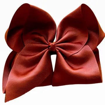 The Solid Bow 4in Solid Grosgrain Bow w/ Alligator Clip (Multiple Fall Color Options)