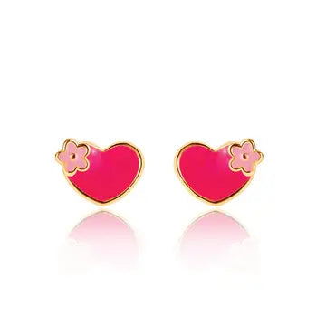 Girl Nation Hearts & Flowers Earrings