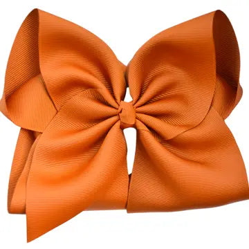 The Solid Bow 4in Solid Grosgrain Bow w/ Alligator Clip (Multiple Fall Color Options)