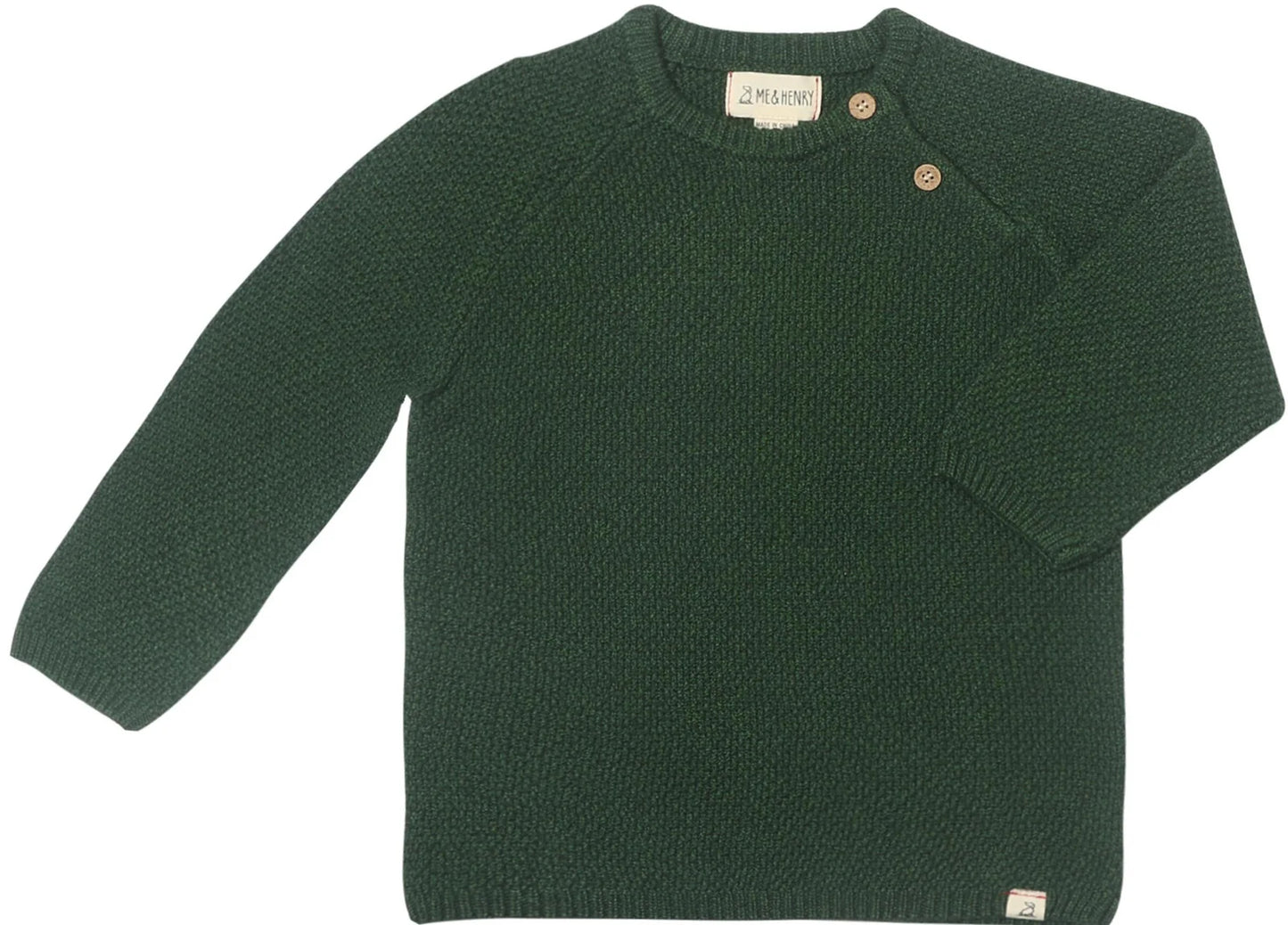 Me & Henry Roan Green Sweater