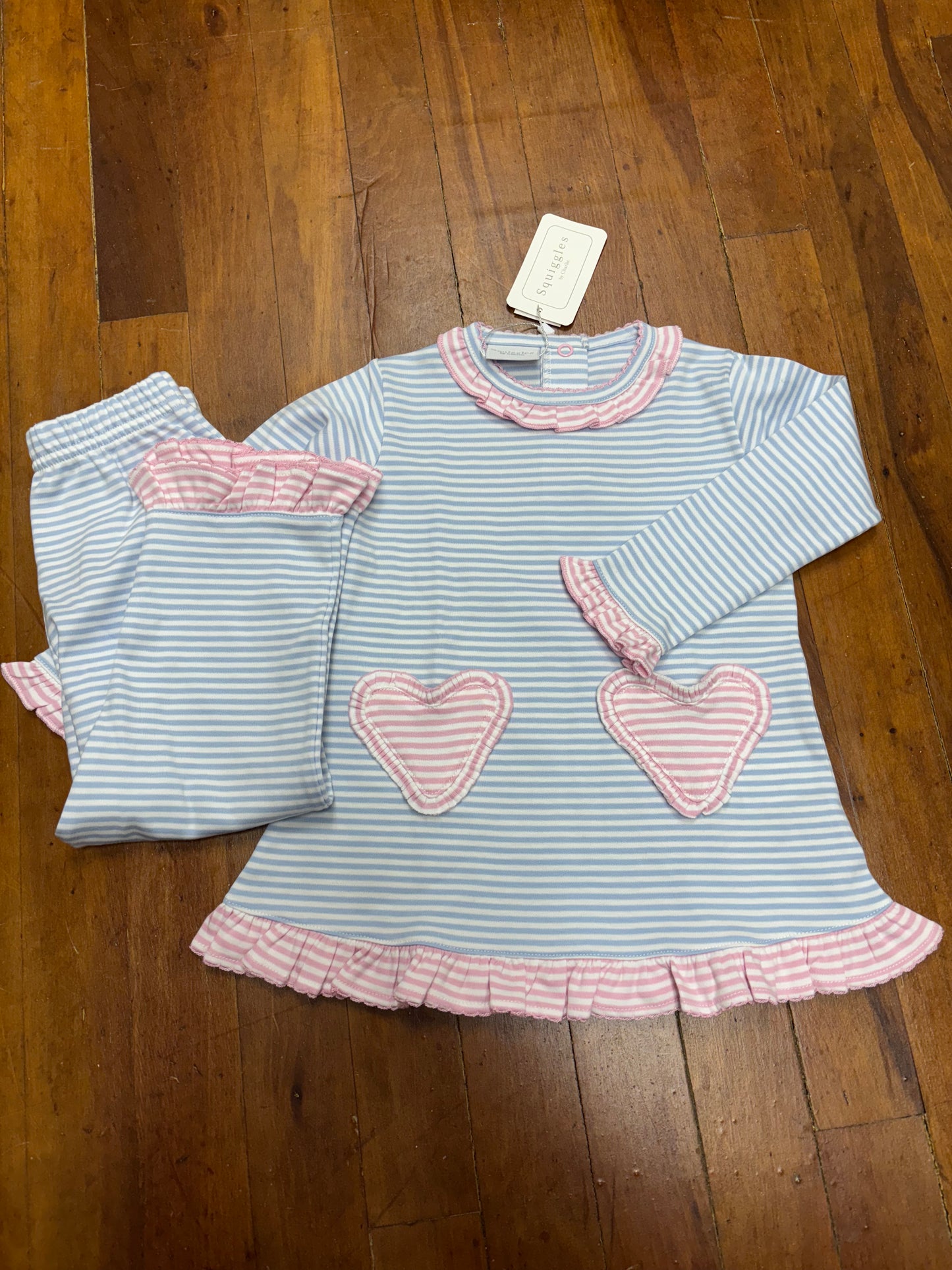 Squiggles by Charlie Stripe Heart Set