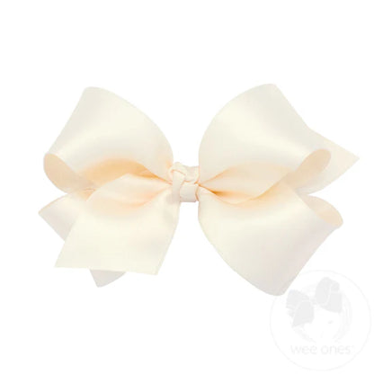 Wee Ones Medium Satin Bow w/ Knot