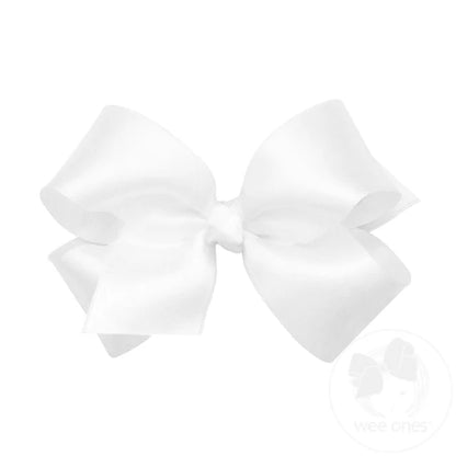 Wee Ones Medium Satin Bow w/ Knot