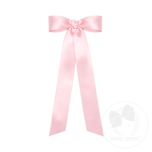 Wee Ones Mini French Satin Bowtie w/ Tails