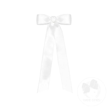 Wee Ones Mini French Satin Bowtie w/ Tails