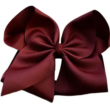 The Solid Bow 4in Solid Grosgrain Bow w/ Alligator Clip (Multiple Fall Color Options)