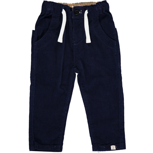 Me & Henry Navy Tally Cord Pants