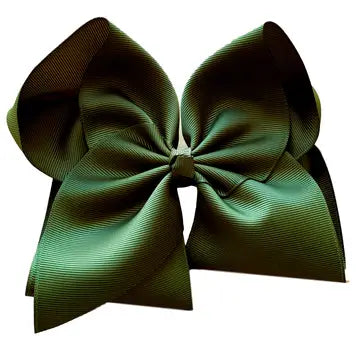 The Solid Bow 4in Solid Grosgrain Bow w/ Alligator Clip (Multiple Fall Color Options)