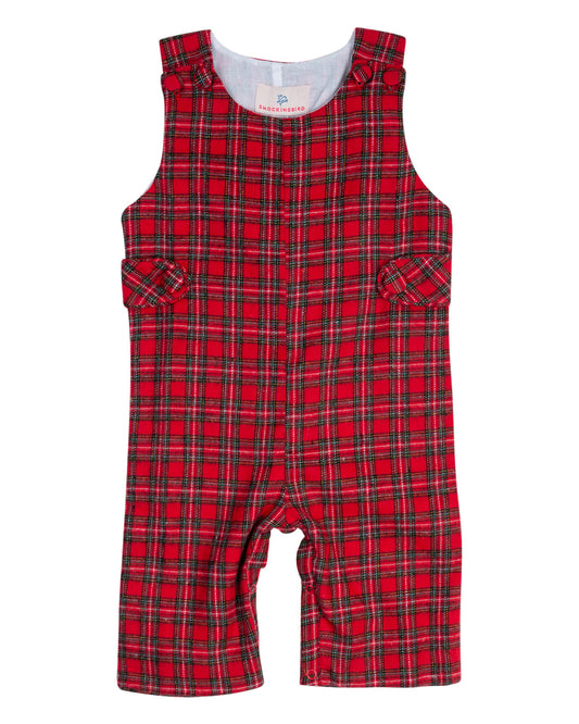 Smockingbird Red Tartan Plaid Longall