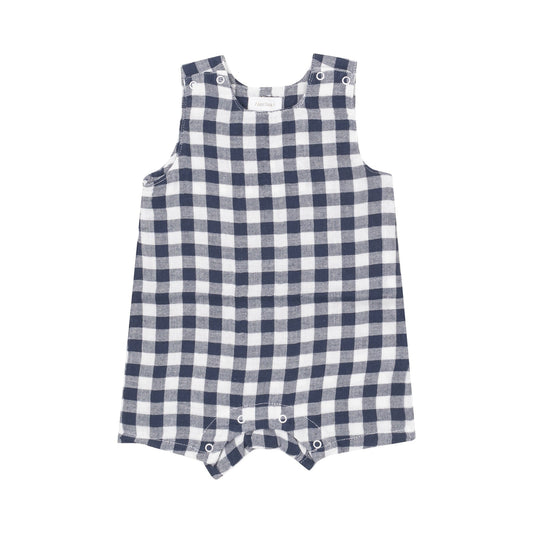 Angel Dear Navy Gingham Jon Jon