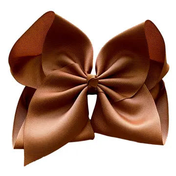 The Solid Bow 4in Solid Grosgrain Bow w/ Alligator Clip (Multiple Fall Color Options)