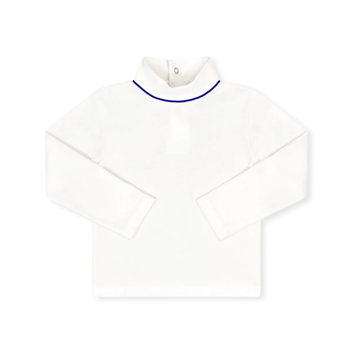 Lullaby Set Park White/Princeton Navy Turtleneck