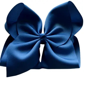 The Solid Bow 4in Solid Grosgrain Bow w/ Alligator Clip (Multiple Fall Color Options)